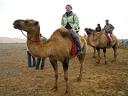 Megan on a camel