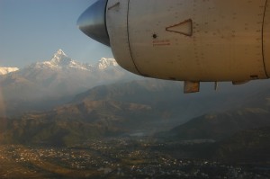 Flying to Jomsom