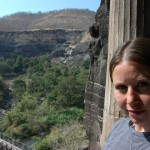 Overlooking the caves